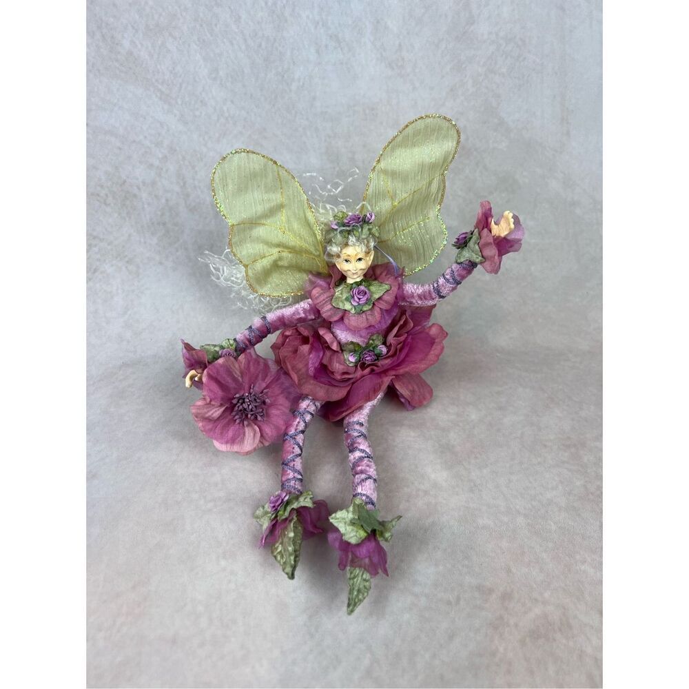 Vintage Mark Roberts Collection Fairy Mythical Magical Purple and Pink Faye